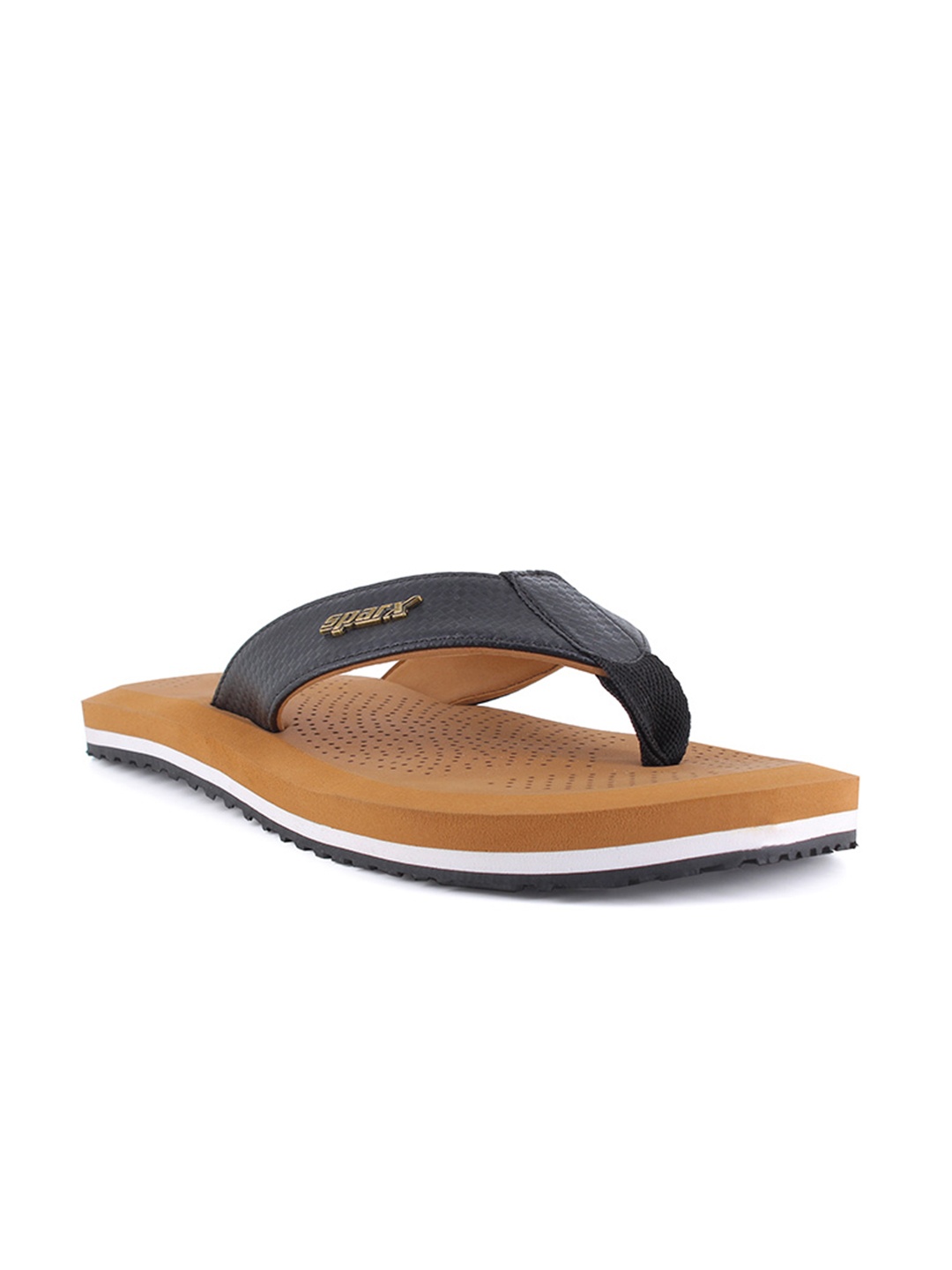 

Sparx Men Printed Thong Flip-Flops, Camel brown