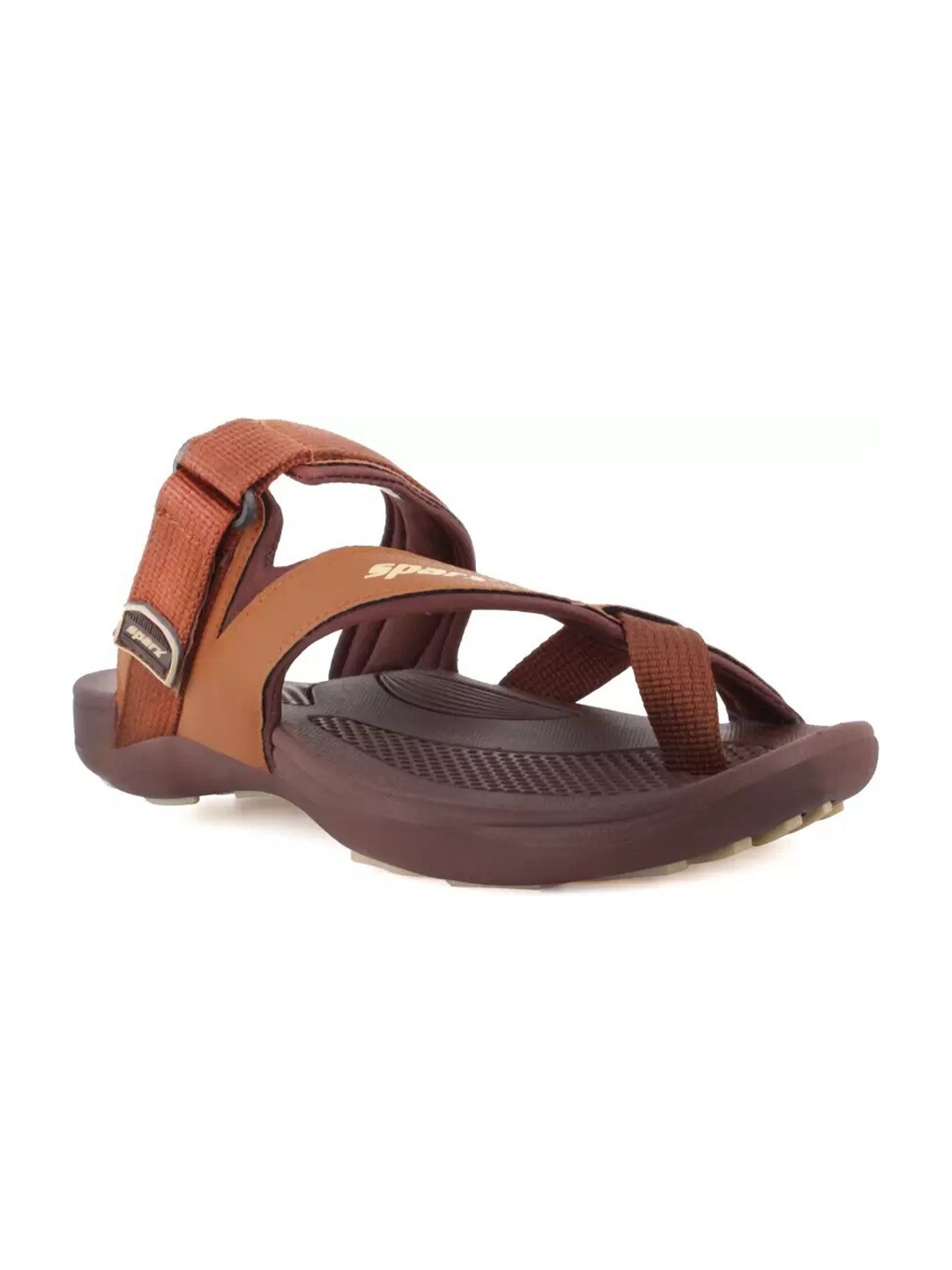 

Sparx Men Open Toe Fabric Comfort Sandals, Brown