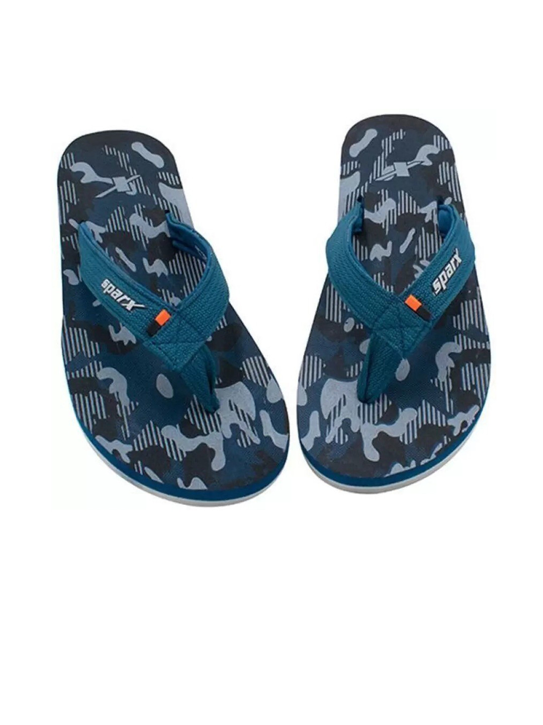 

Sparx Men Printed Fabric Thong Flip-Flops, Teal