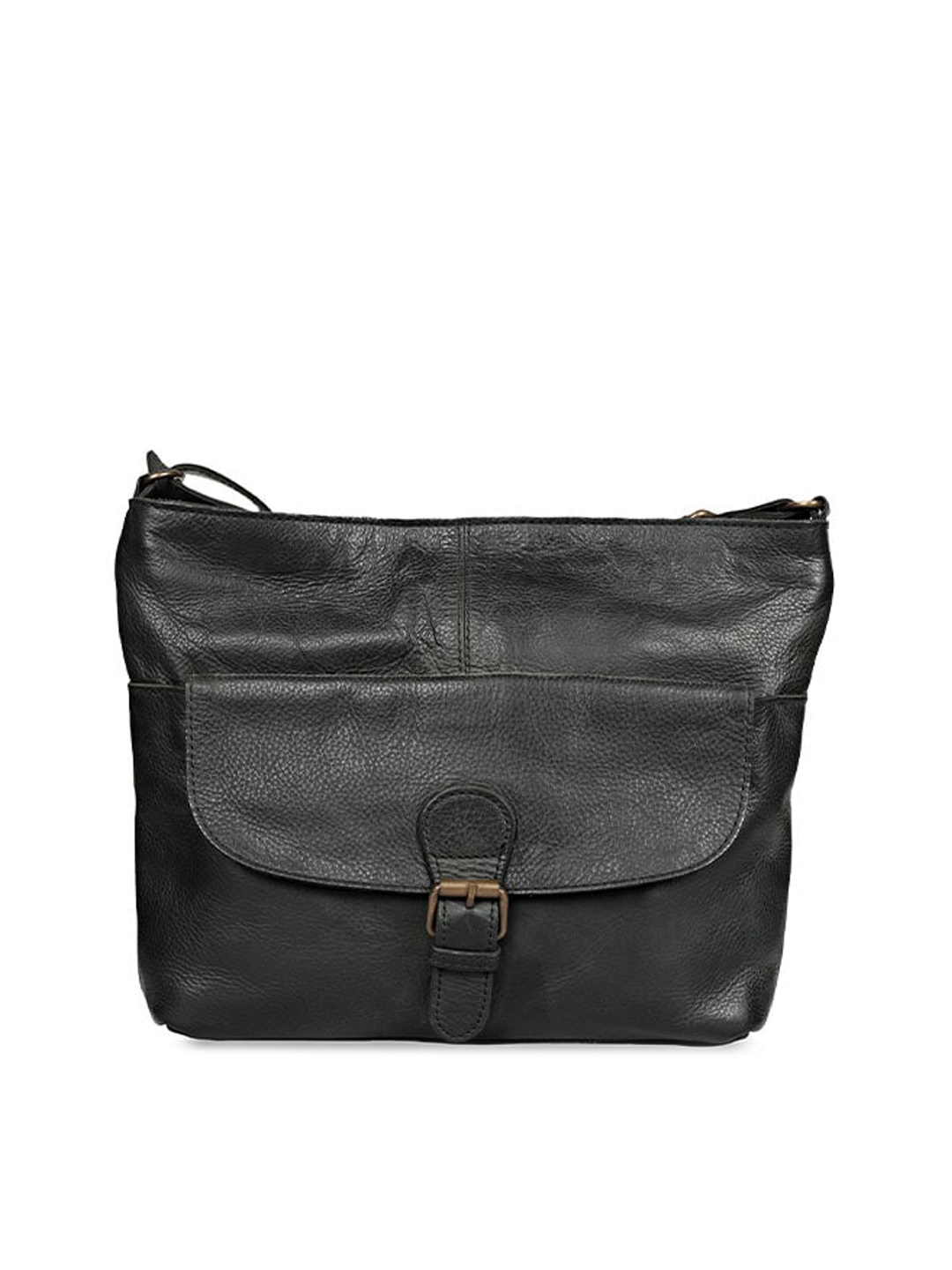 

Favore Leather Structured Sling Bag, Black