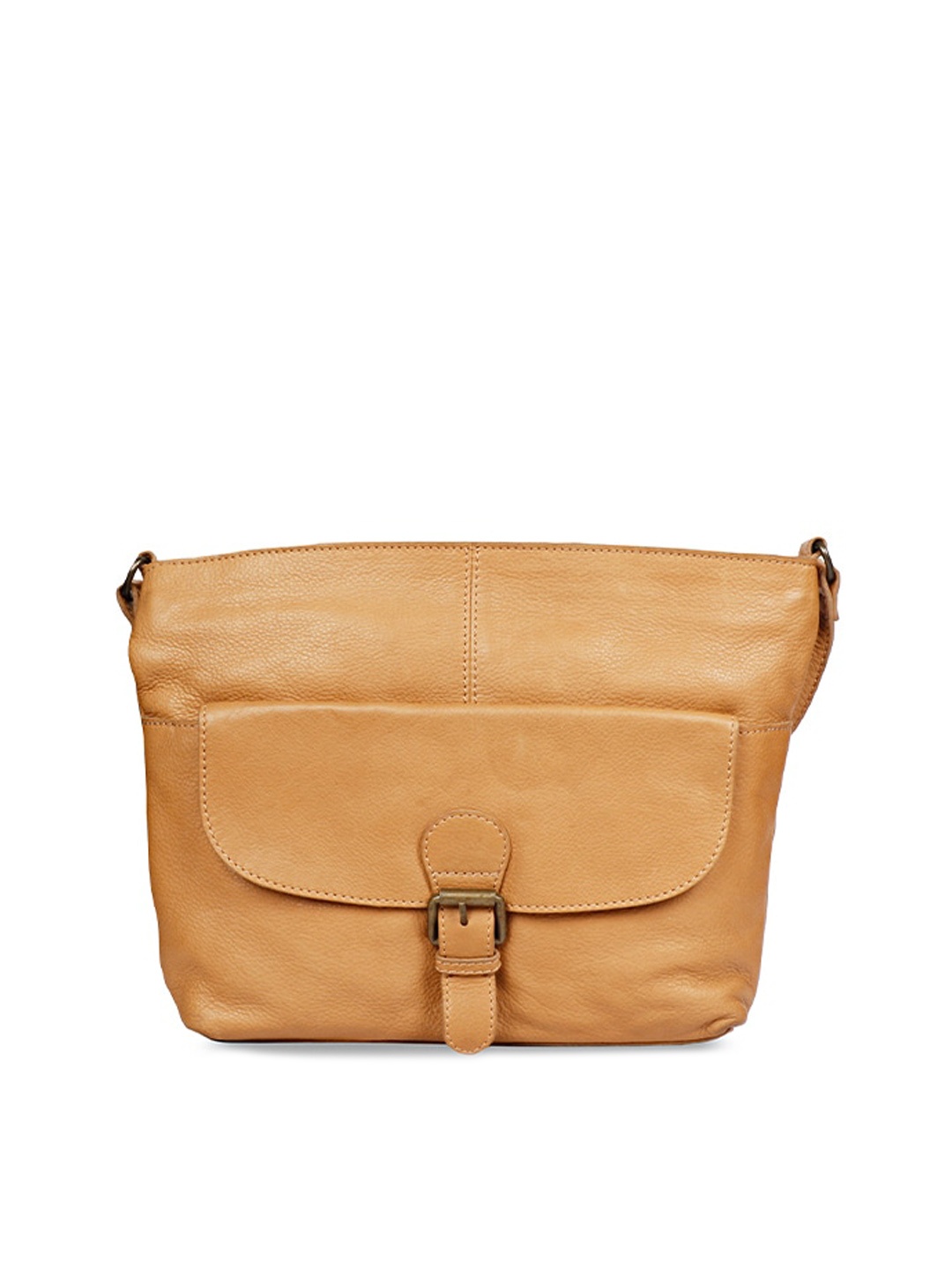 

Favore Textured Leather Sling Bag, Nude