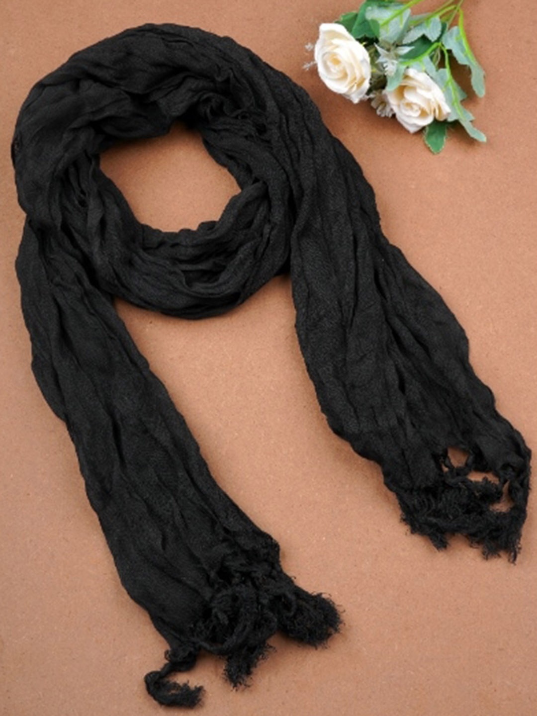 

Kastner Women Cotton Scarfs, Black