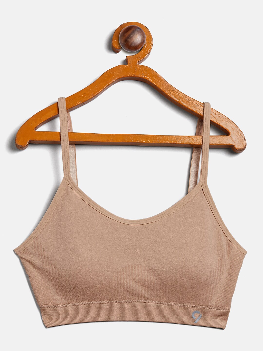 

C9 AIRWEAR Girls All Day Comfort Removable Padding Full Coverage Workout Bra, Nude