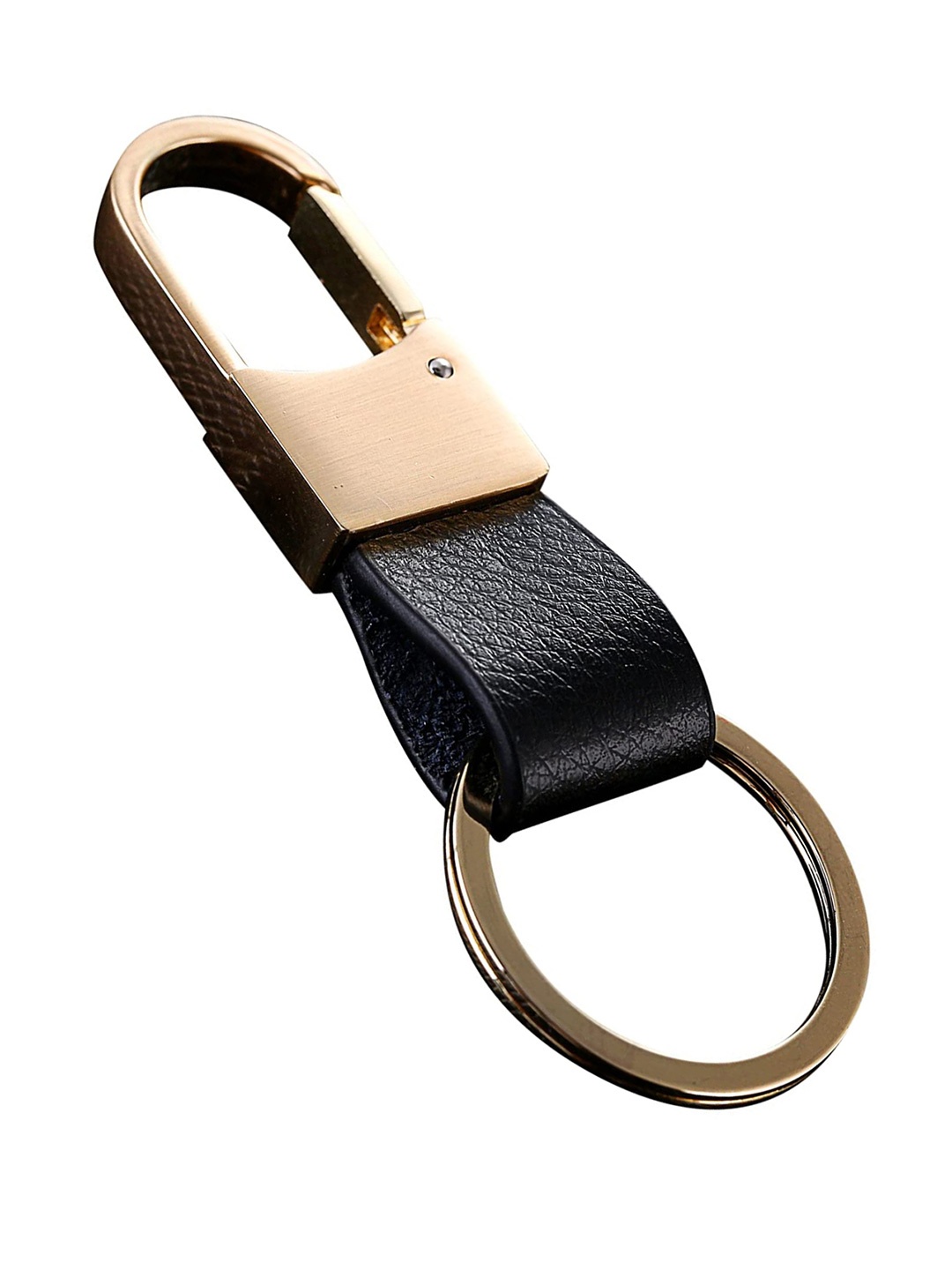 

CONTACTS Stainless Steel Key Chain, Gold