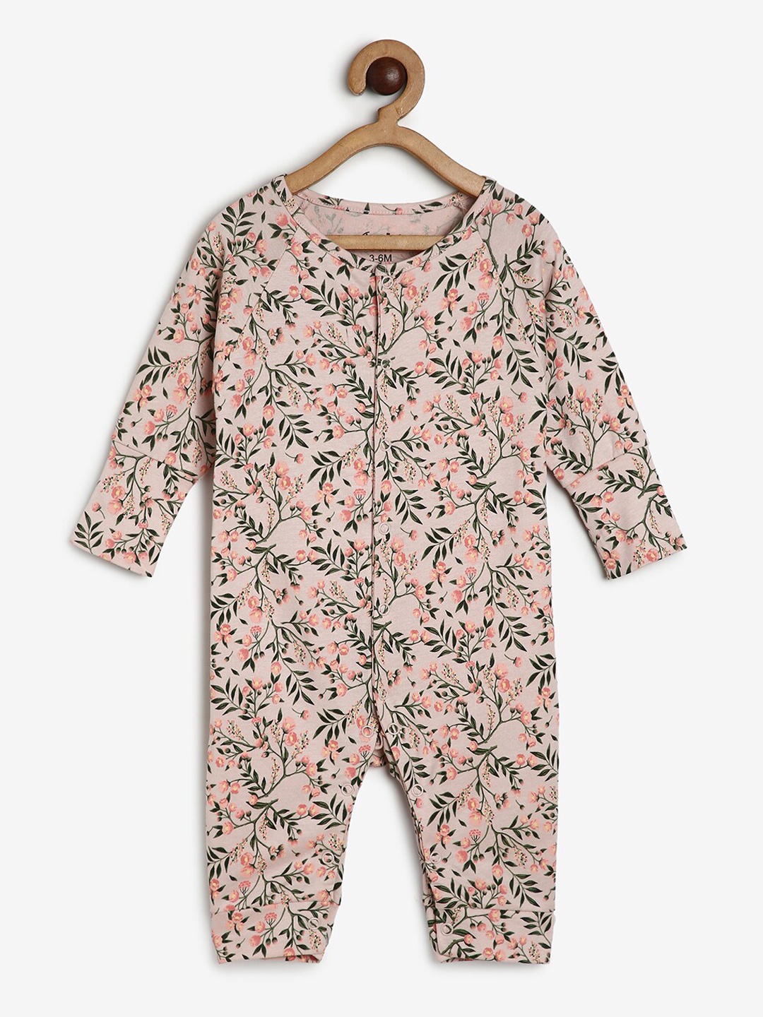 

CHAYIM Infant Printed Open Front Rompers, Multi