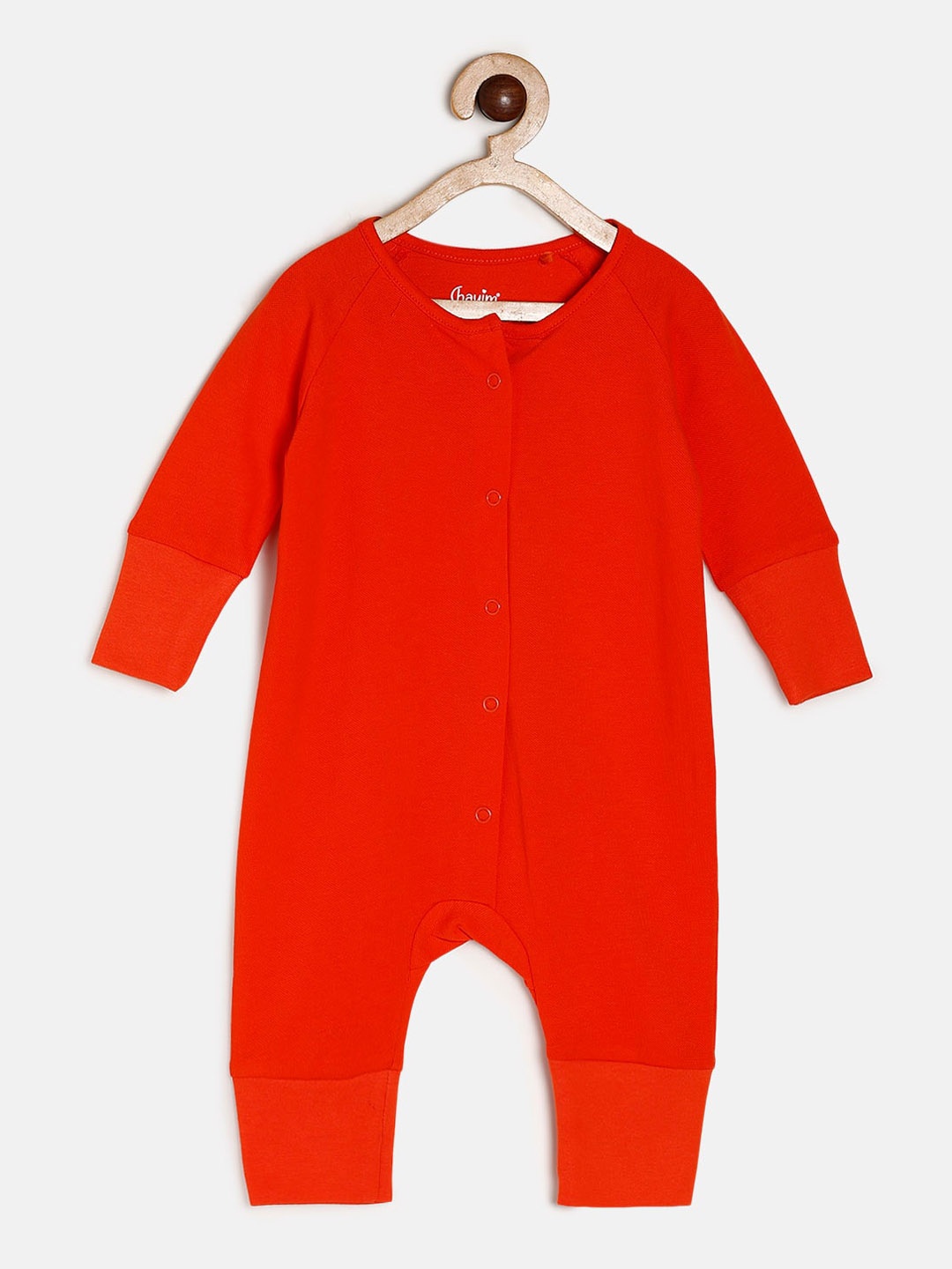 

CHAYIM Infant Full Length Romper, Red