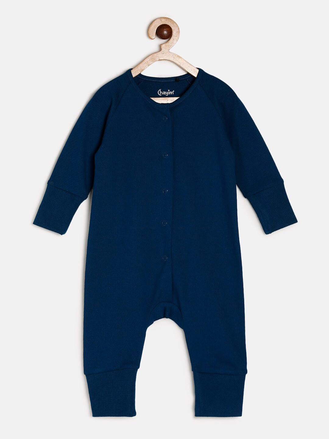 

CHAYIM Infant Full Length Romper, Navy blue