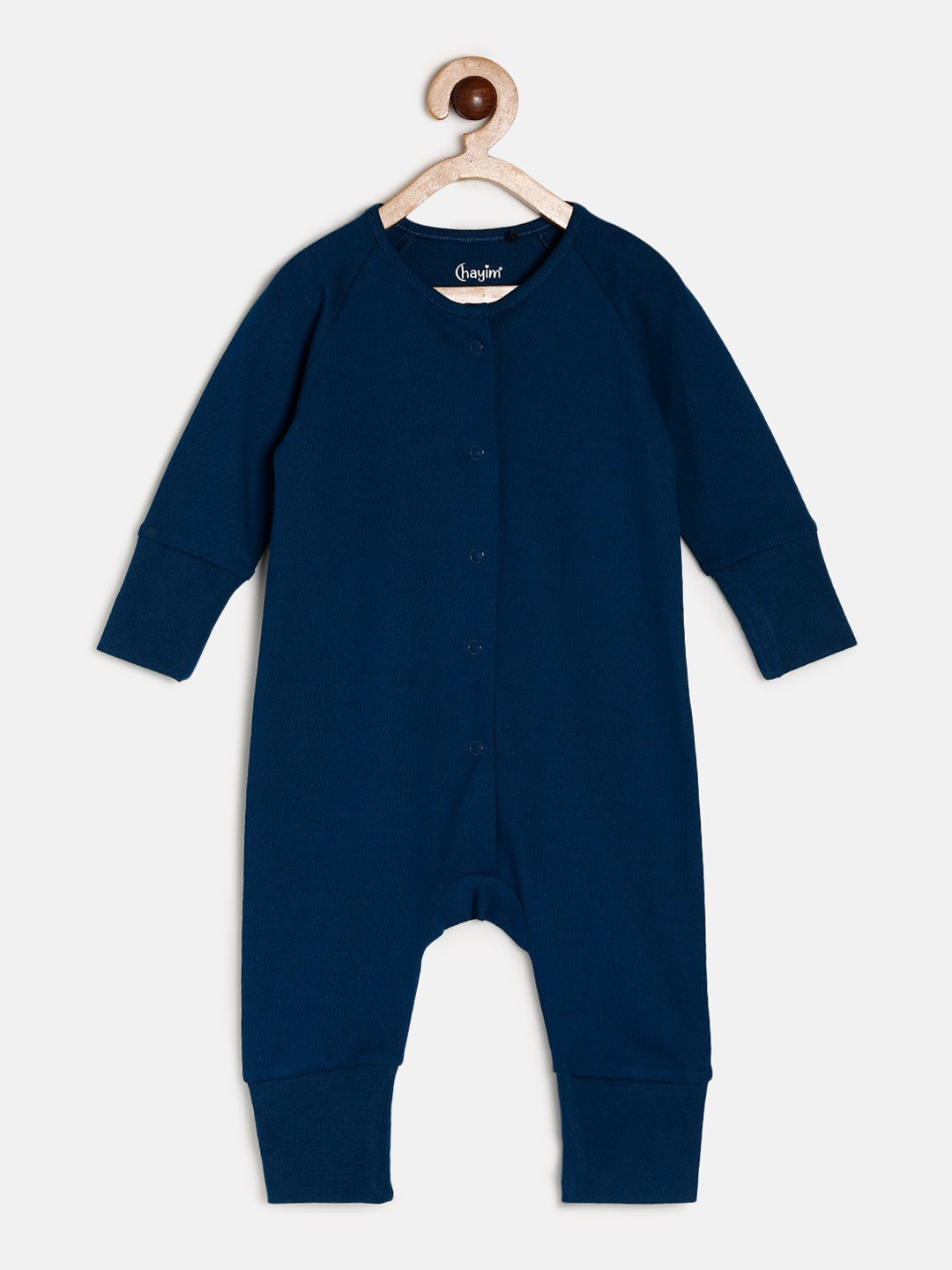 

CHAYIM Infant Full Length Romper, Navy blue