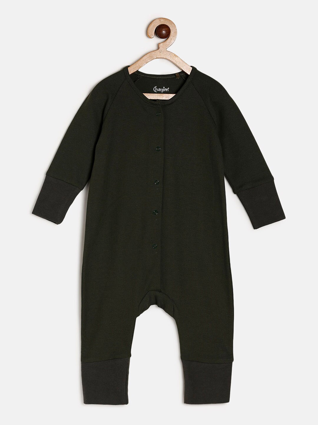 

CHAYIM Infant Kids Full Length Romper, Green