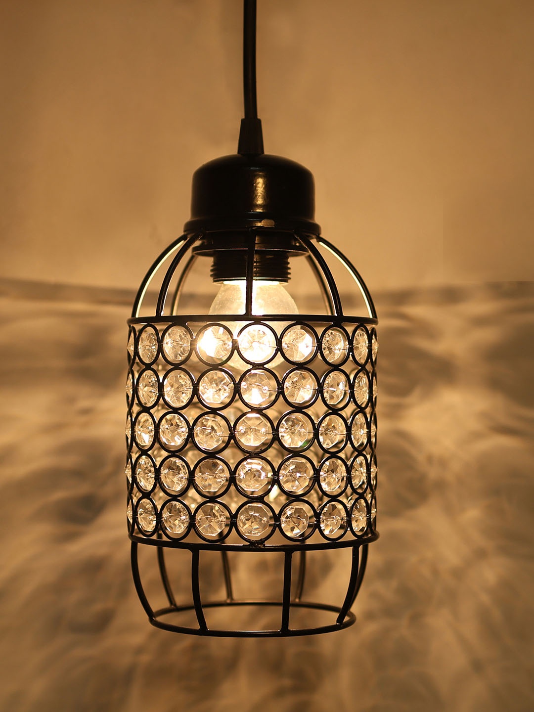 

Homesake Black Textured Hanging Pendant Lamp