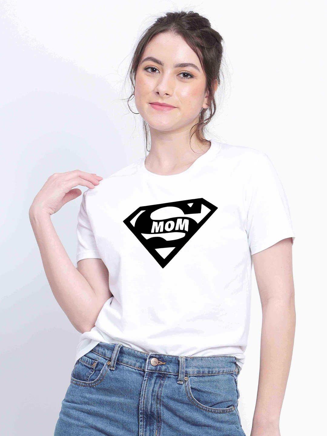 

T-SHIRT TRUCK Graphic Printed Cotton T-Shirt, White