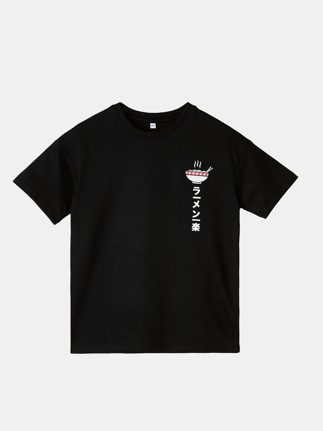 

The Souled Store Boys Black Naruto Printed Cotton T-shirt