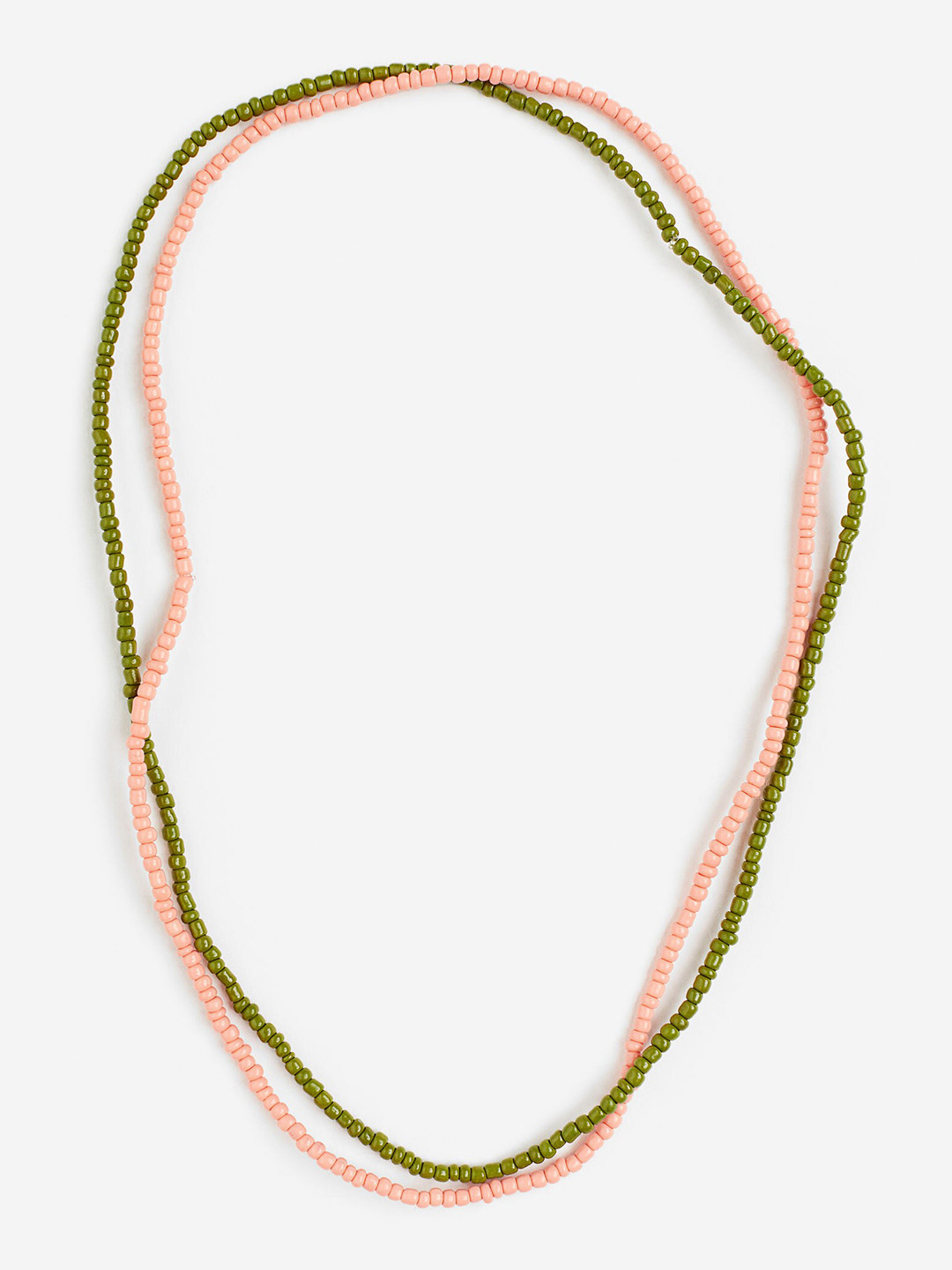 

H&M Men 2-Pack Beaded Necklaces, Green