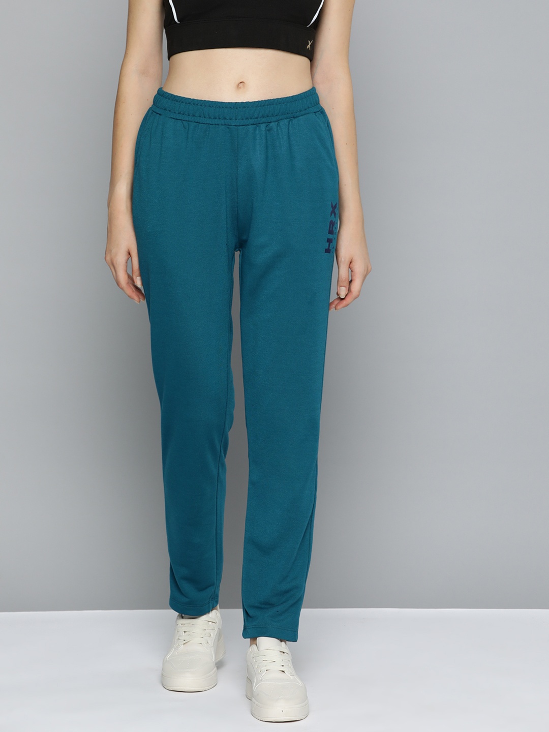 

HRX by Hrithik Roshan Women Solid Track Pants, Teal