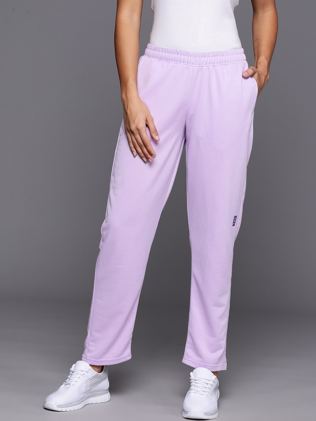 

HRX by Hrithik Roshan Women Regular Fit Lifestyle Track Pants, Lavender