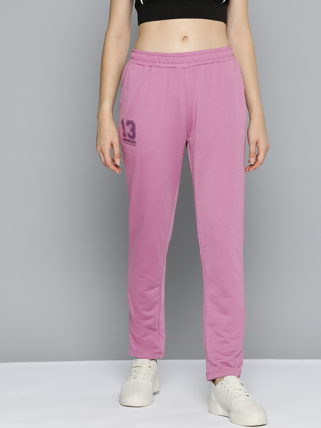 

HRX by Hrithik Roshan Women Solid Track Pants, Pink