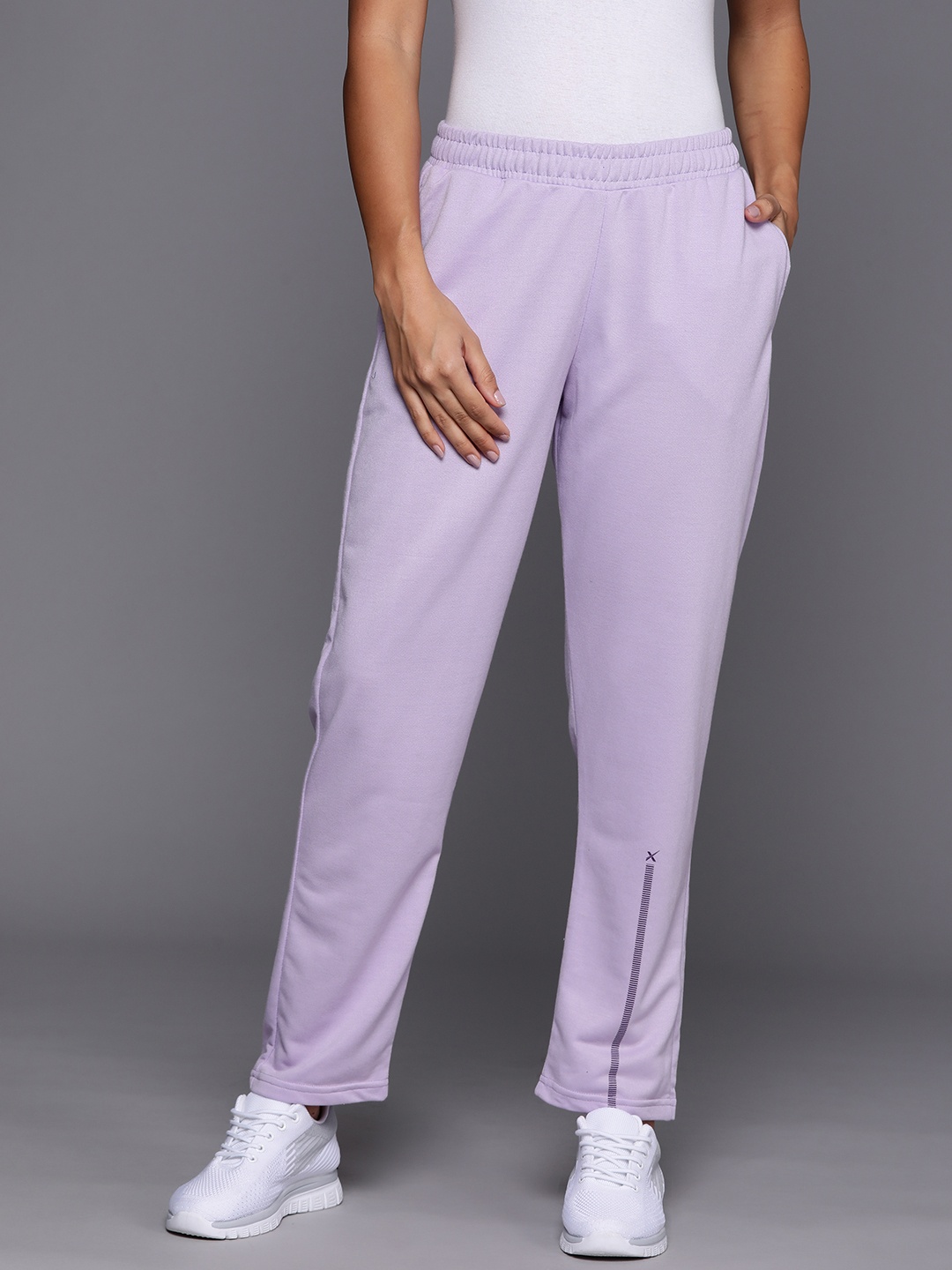 

HRX by Hrithik Roshan Women Regular Fit Lifestyle Track Pants, Lavender