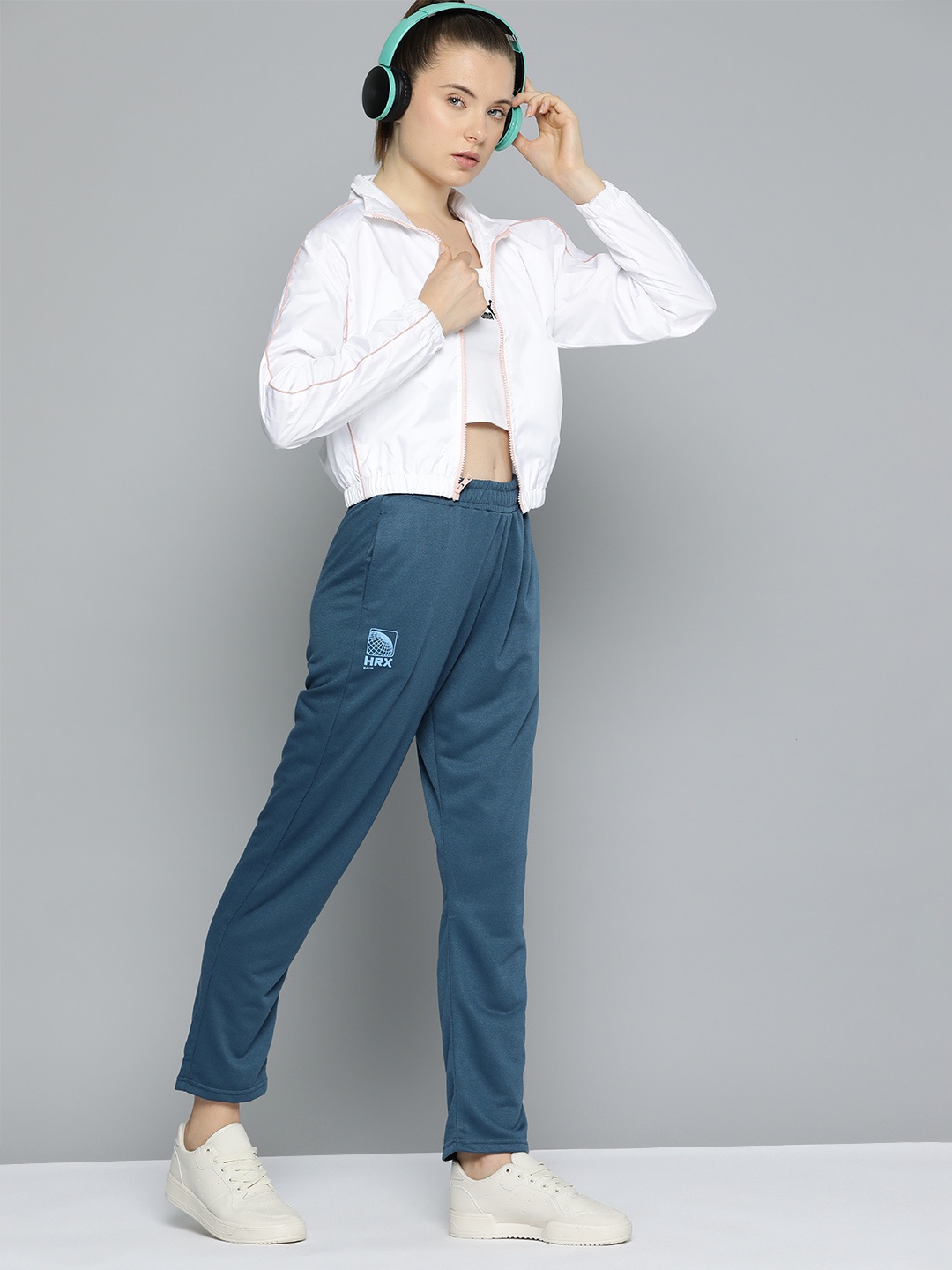 

HRX by Hrithik Roshan Women Lifestyle Track Pants, Blue