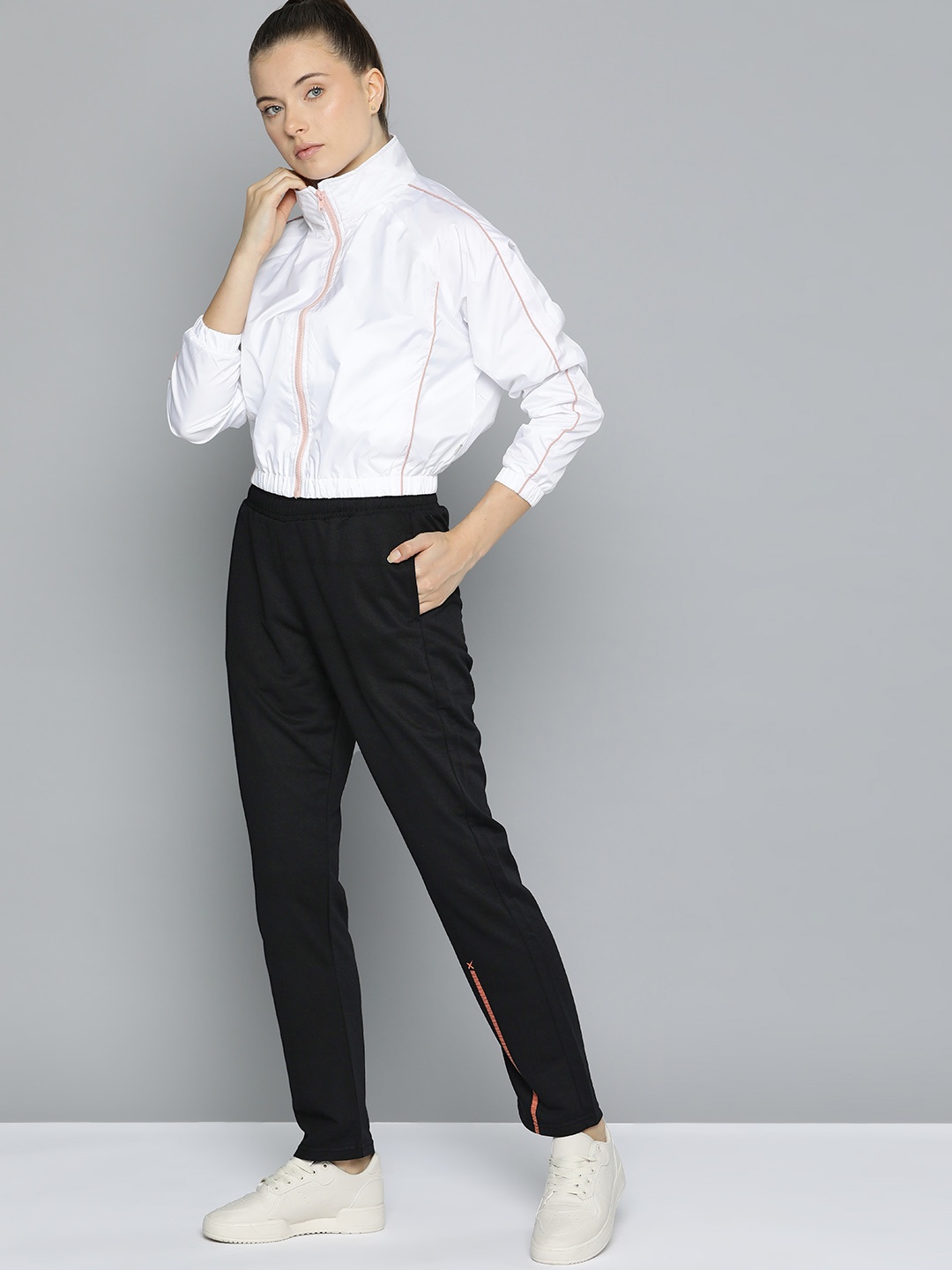 

HRX by Hrithik Roshan Women Solid Lifestyle Track Pants, Black