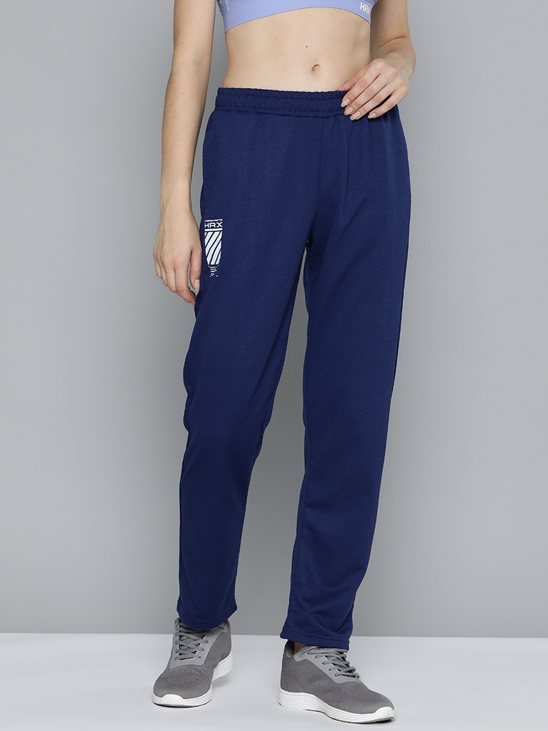 

HRX by Hrithik Roshan Women Regular Fit Track Pants, Navy blue