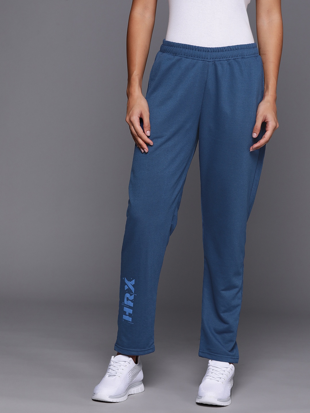 

HRX by Hrithik Roshan Women Regular Fit Lifestyle Track Pants, Navy blue