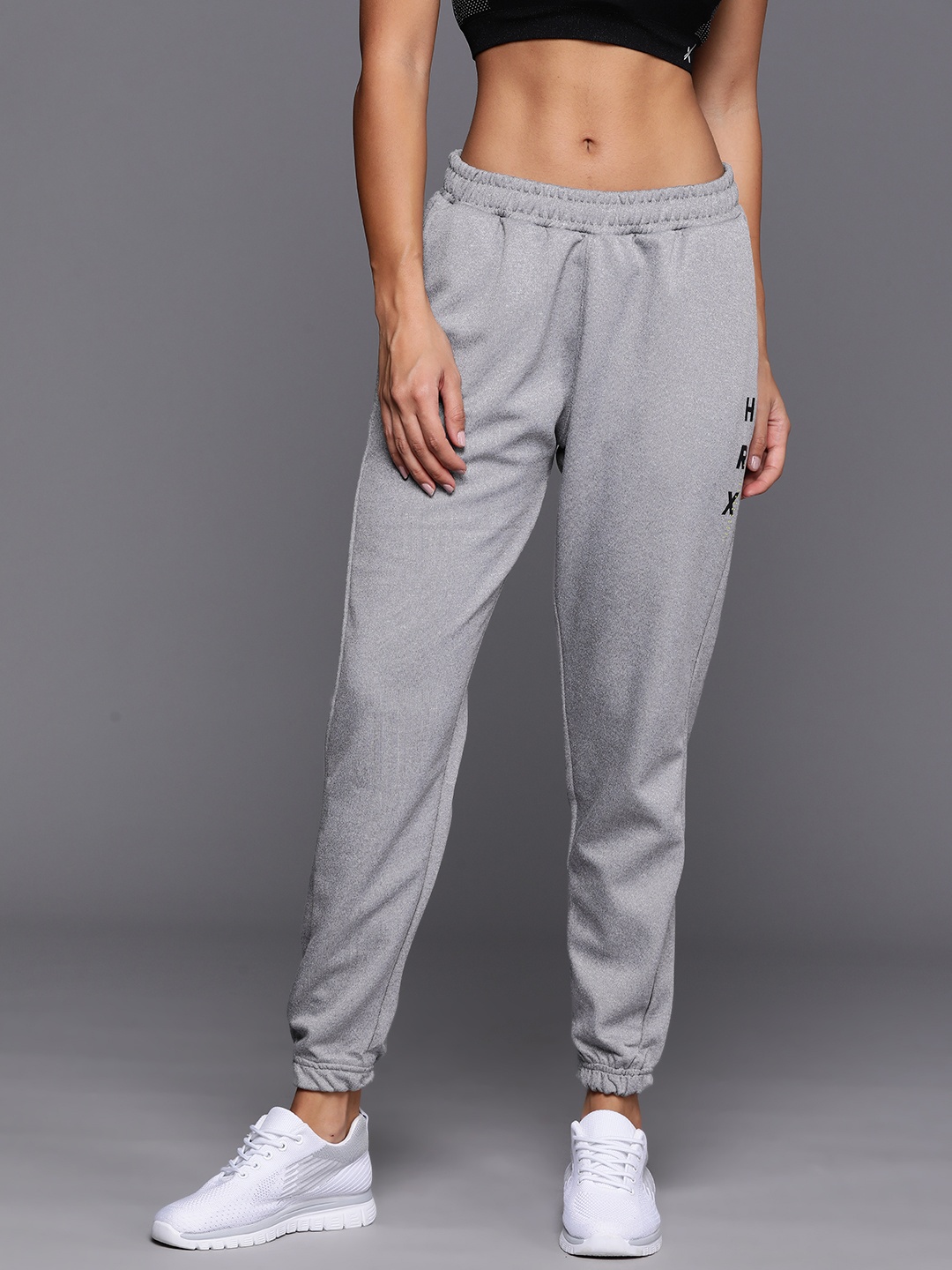 

HRX by Hrithik Roshan Women Rapid-Dry Running Joggers, Grey