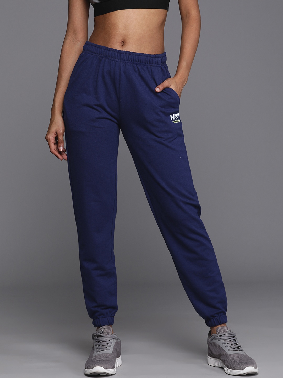 

HRX by Hrithik Roshan Women Regular Fit Lifestyle Track Pants, Blue