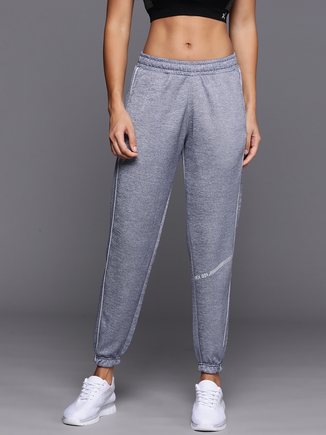 

HRX by Hrithik Roshan Women Rapid-Dry Running Joggers, Blue