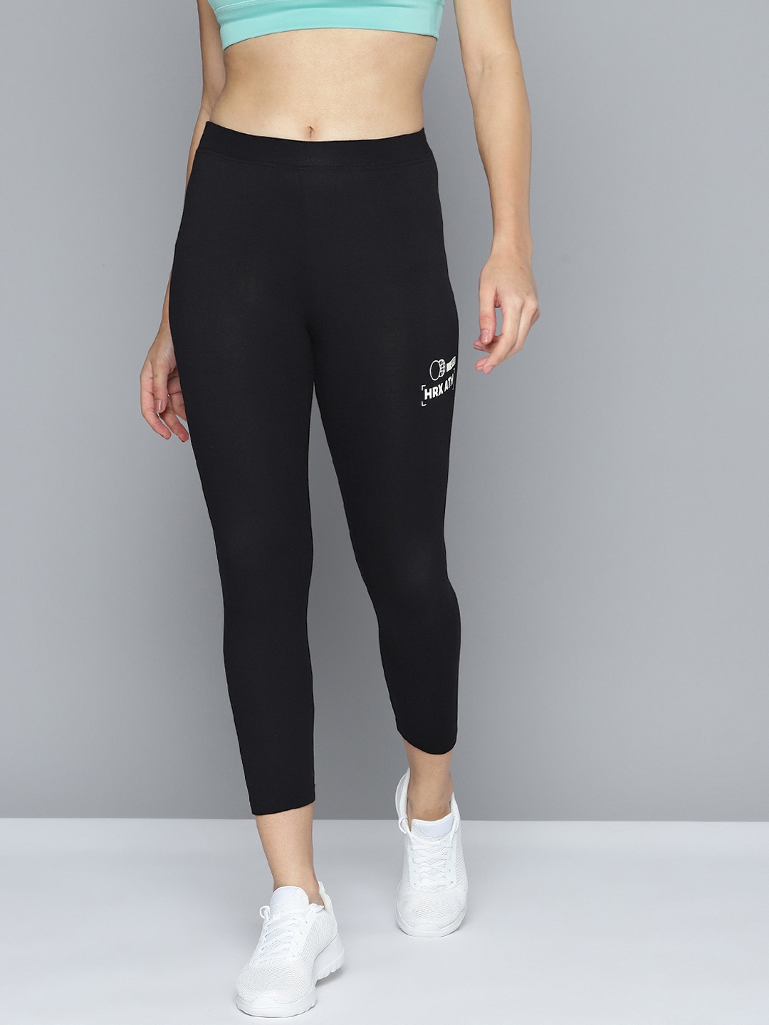 

HRX by Hrithik Roshan Women Slim-Fit Lifestyle Tights, Black