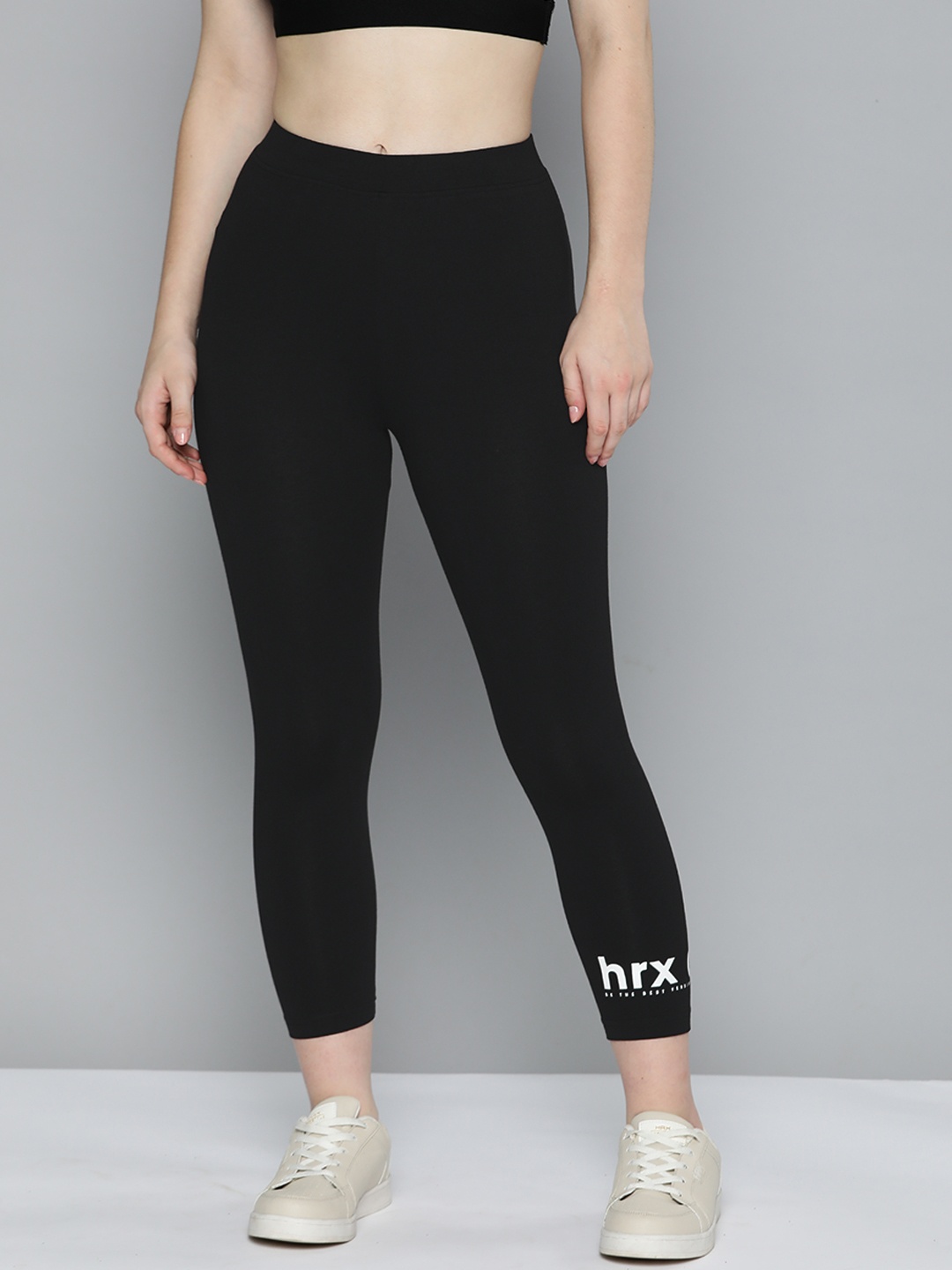 

HRX by Hrithik Roshan Women Slim Fit Lifestyle Tights, Black