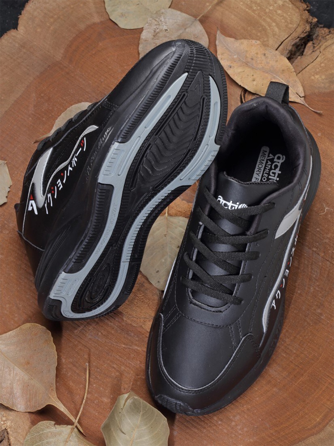 

Action Men Technology Running Shoes, Black