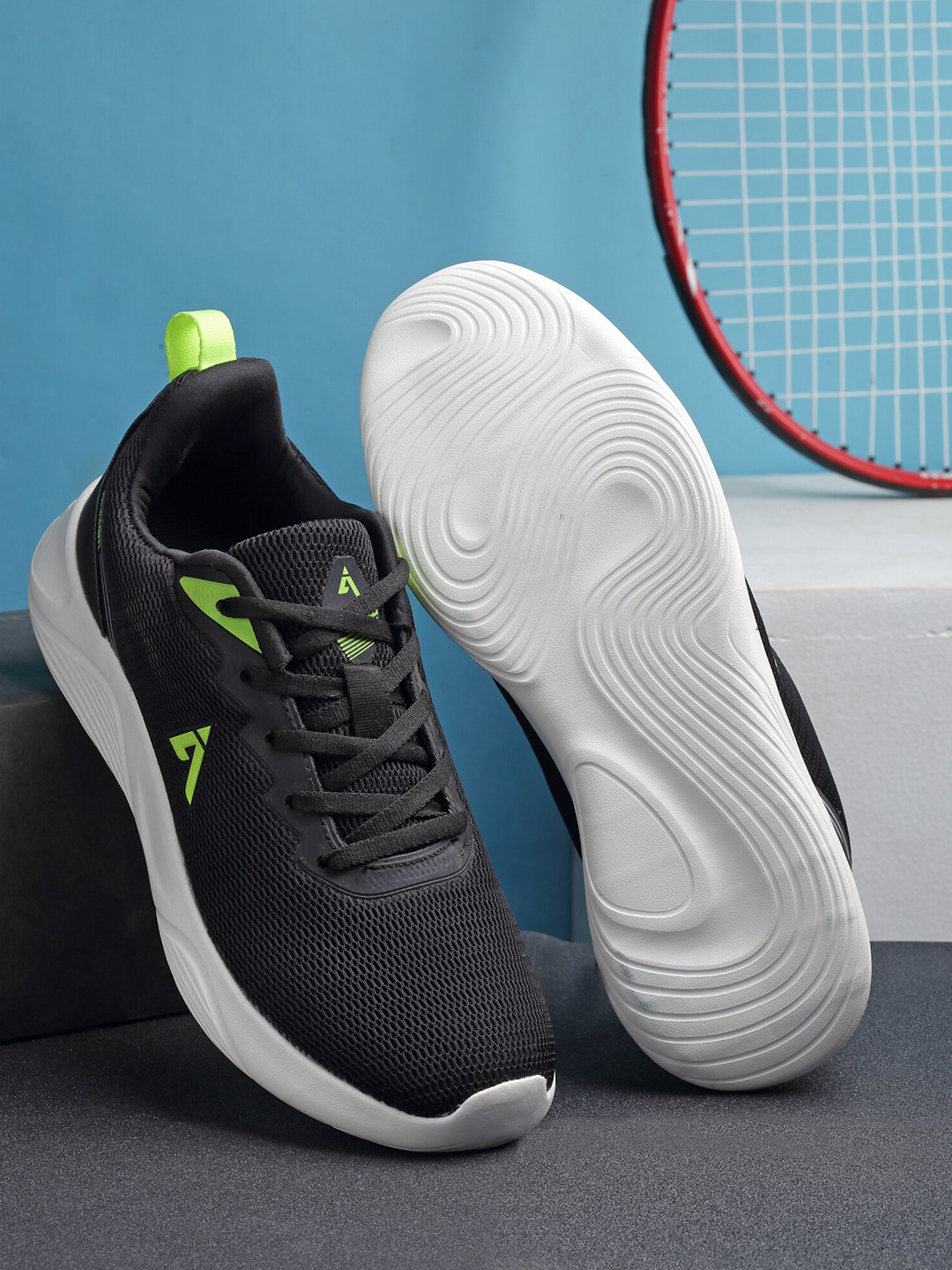 

Action Men Technology Running Shoes, Black