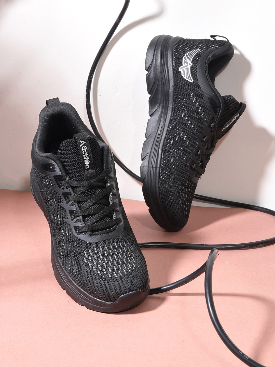 

Action Men Air Max Technology Running Shoes, Black