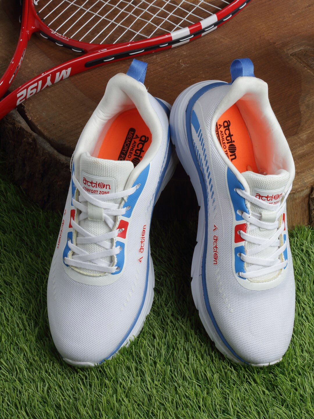 

Action Men Mesh Running Sports Shoes, White