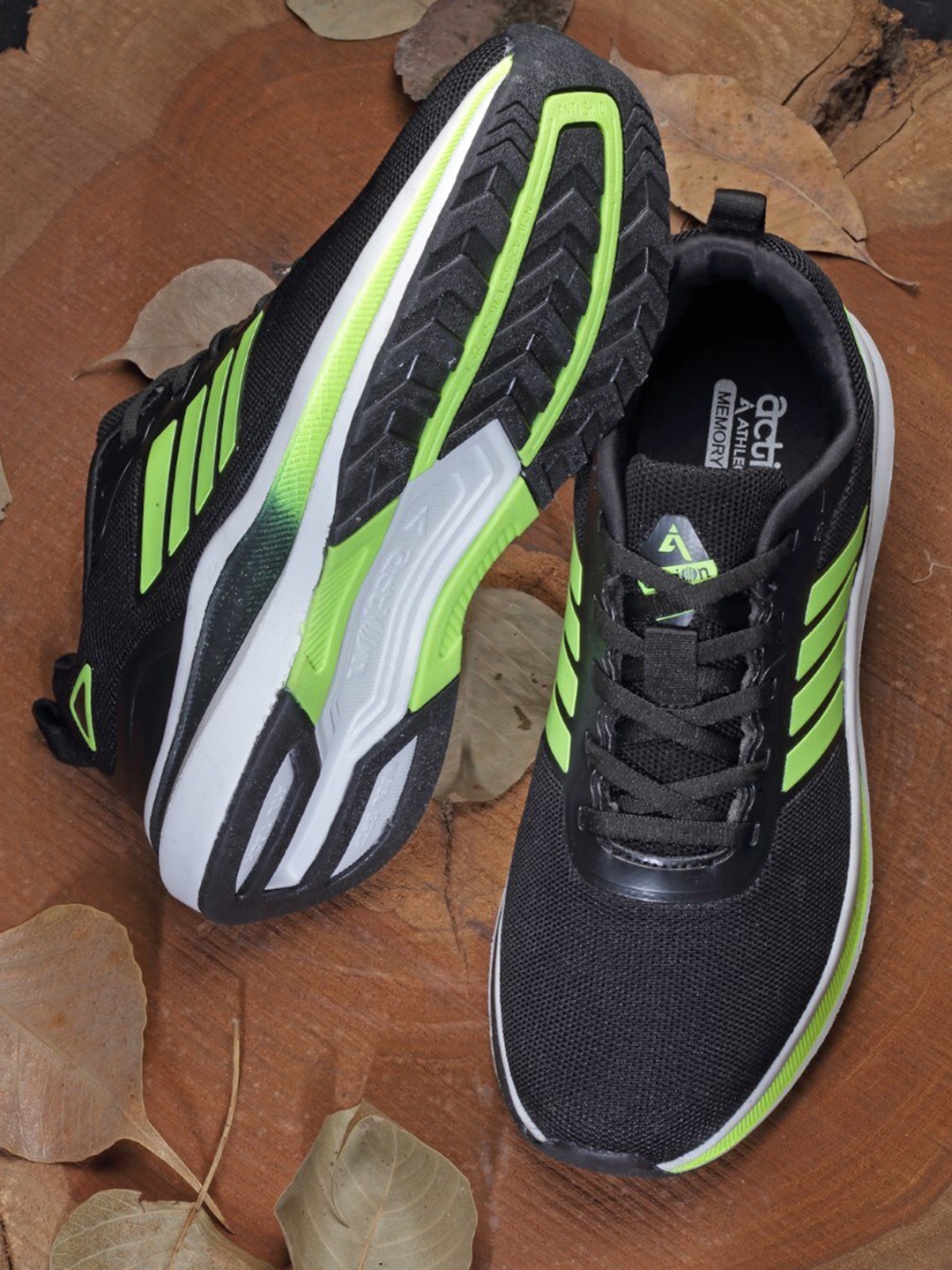

Action Men Technology Running Shoes, Black