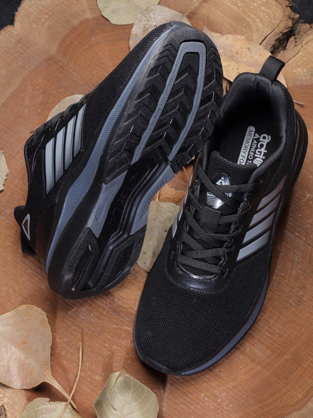 

Action Men Technology Running Shoes, Black
