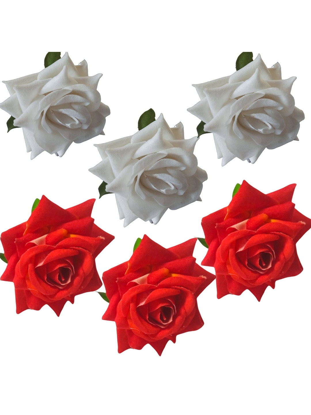 

LYF5STAR Women Set of 6 U Pins, White