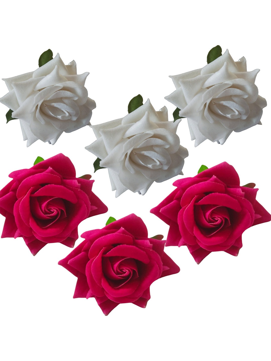 

LYF5STAR Women Set of 6 U Pins, White