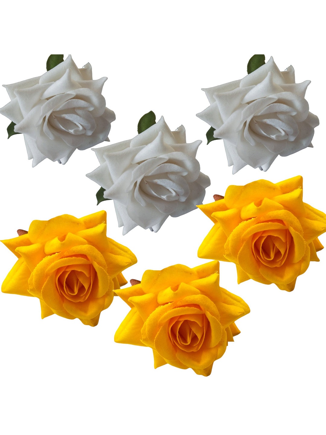 

LYF5STAR Women Set of 6 U Pins, White
