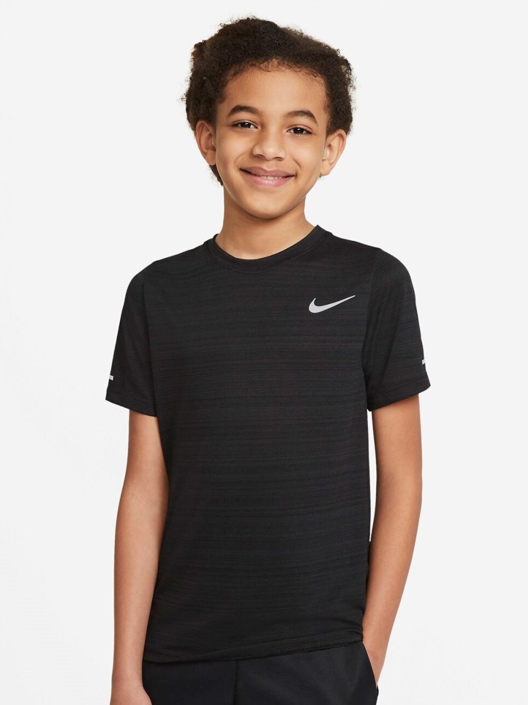 

Nike Boys Dri-FIT Miler Older Training T-Shirt, Black