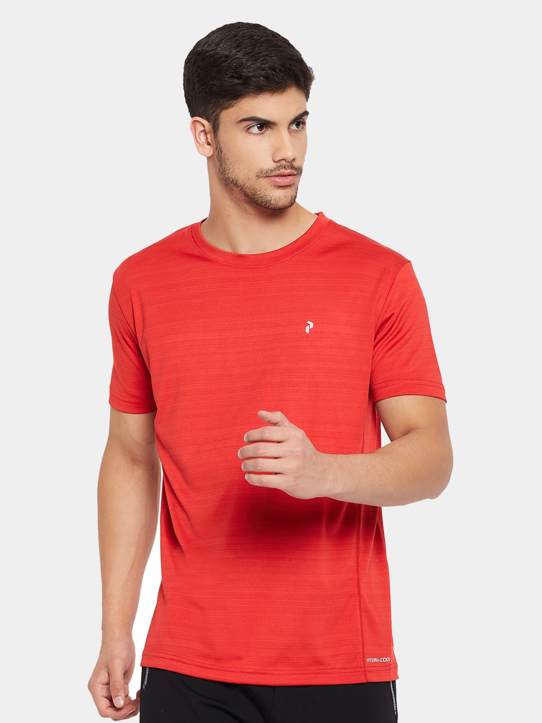 

PERFKT-U Round Neck Rapid-Dry T-shirt, Red