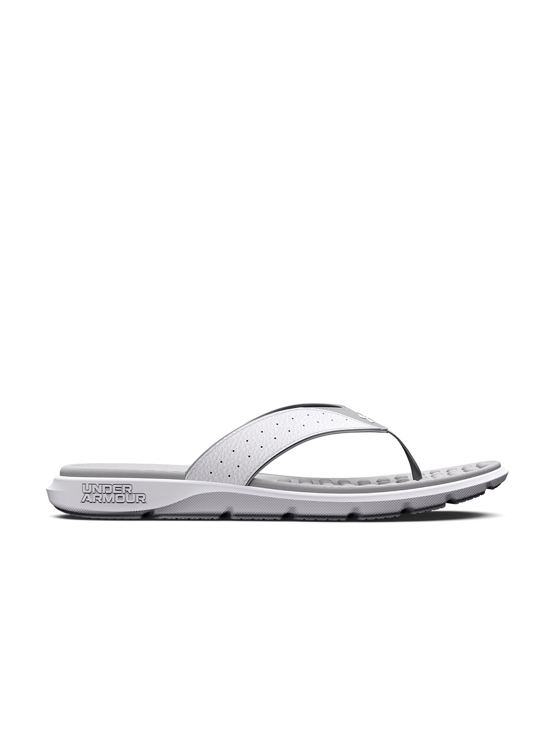 

UNDER ARMOUR Men Textured Thong Flip-Flops, White