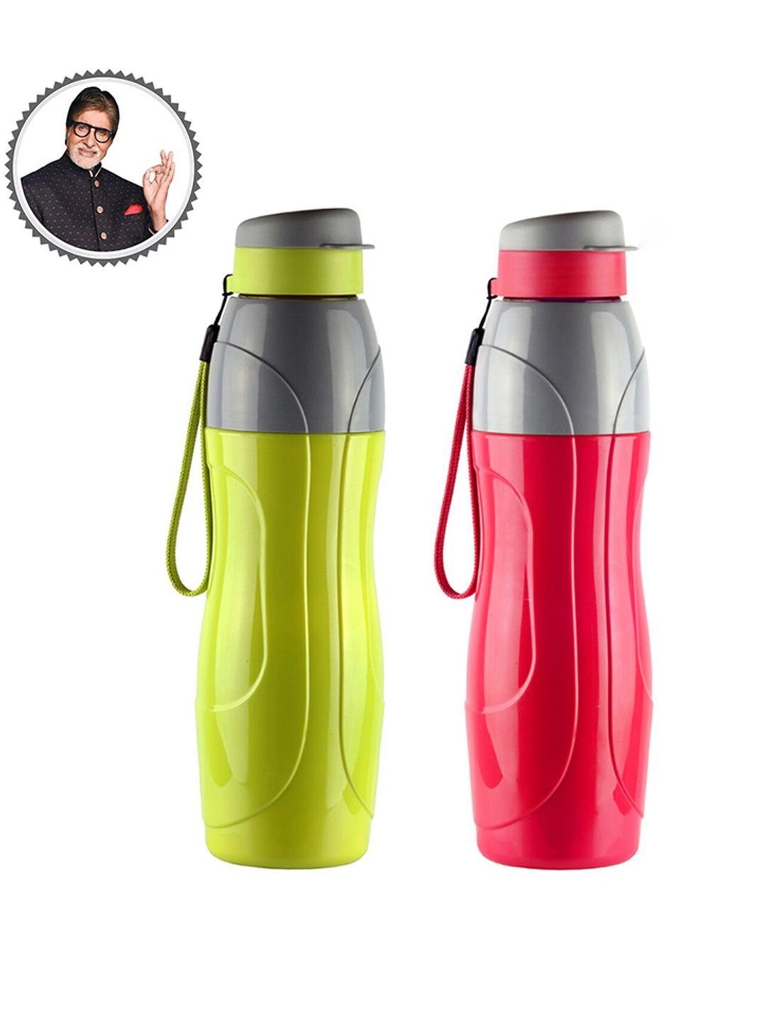 

Cello Puro Sports 900 2 Pieces Green & Red Insulated BPA Free Water Bottles-720 ml Each