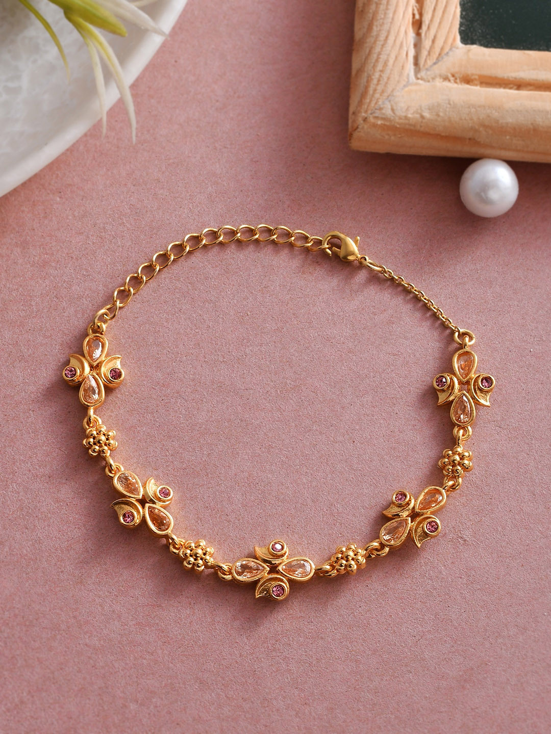 

Voylla Women Gold-Plated Link Bracelet