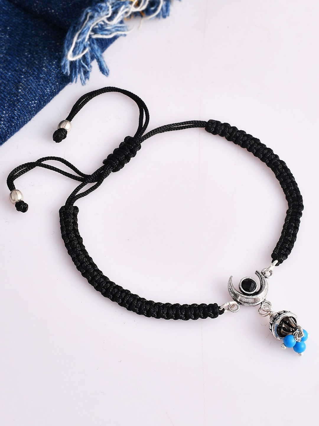 

Voylla Women Silver-Plated Wraparound Bracelet