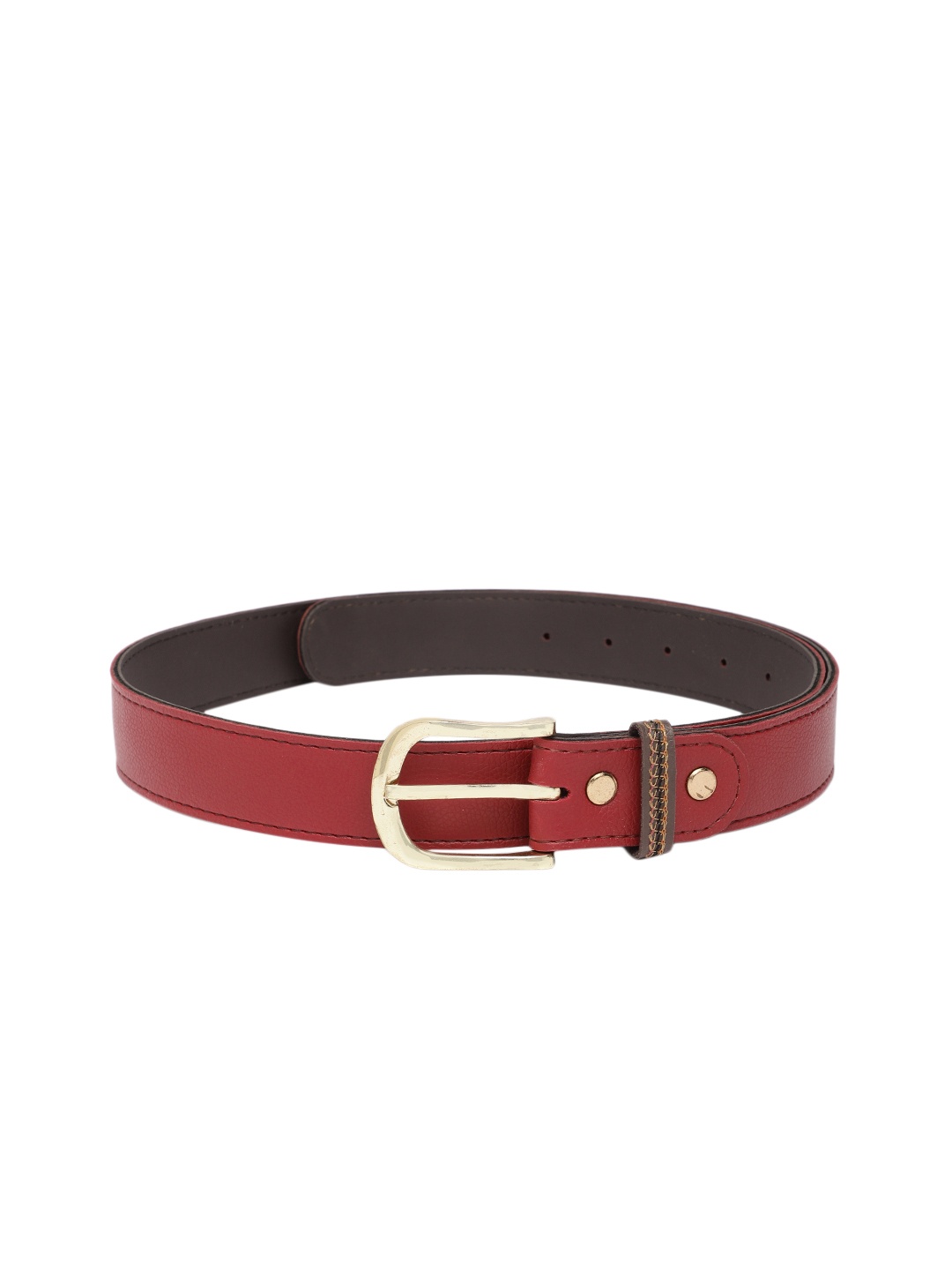

Baggit Women Solid Slim Belt, Red