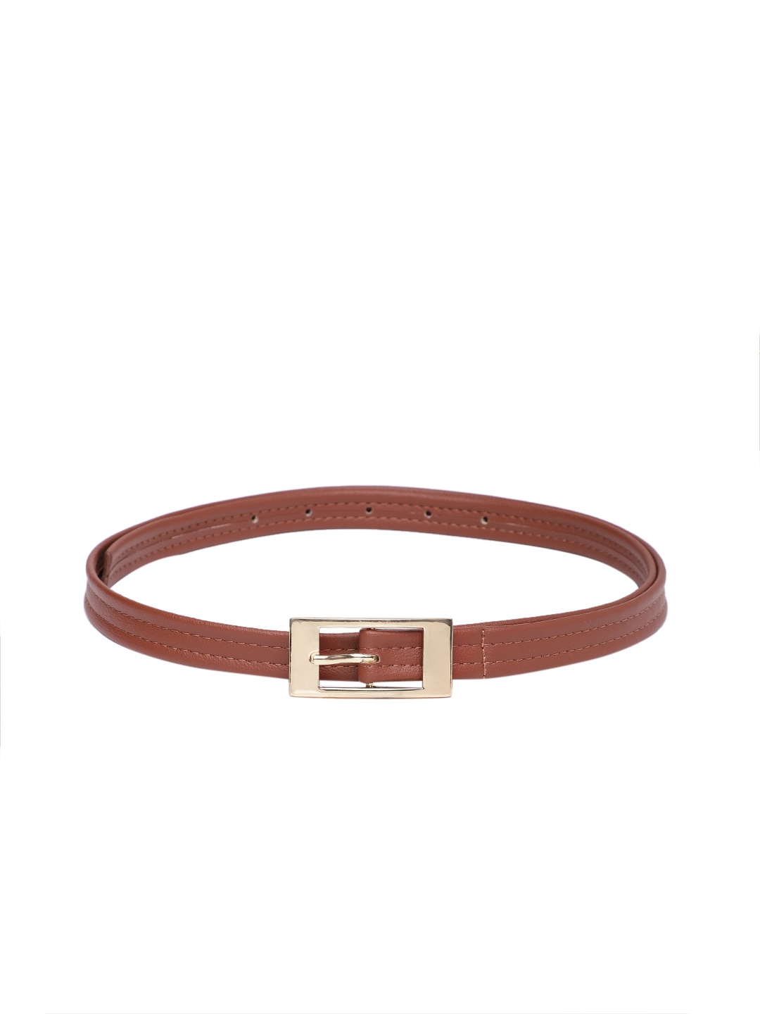 

Baggit Women Solid Slim Belt, Tan