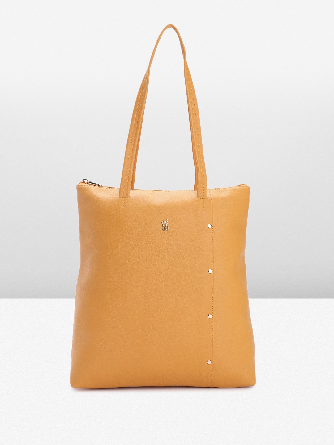 

Baggit Solid Structured Shoulder Bag, Mustard