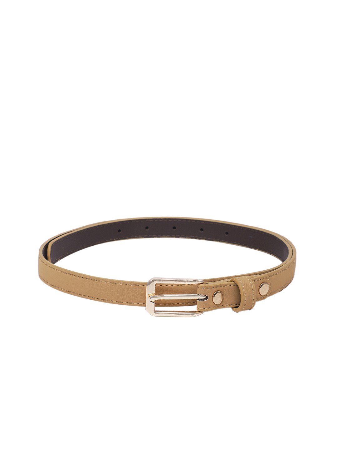 

Baggit Women Solid Slim Belt, Beige