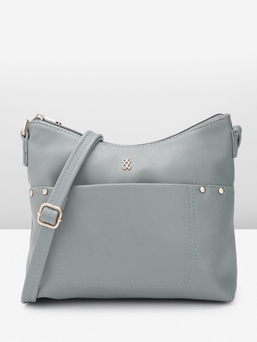 

Baggit Women Solid Sling Bag, Blue